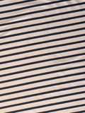 Deadstock Jersey - Off White with Navy Stripe