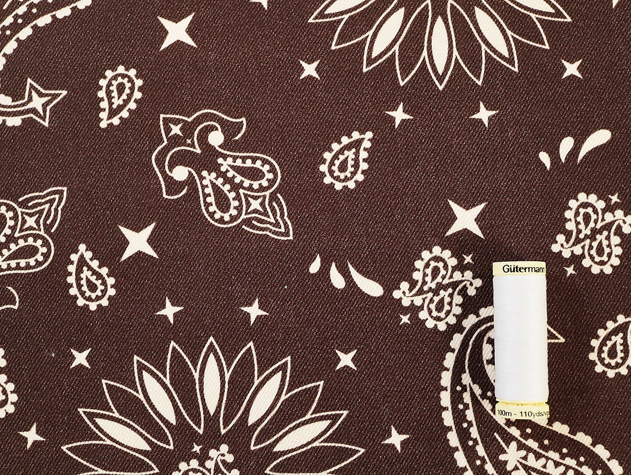 Bandana Denim - Chocolate