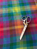 Cotton Handwoven - Rainbow  Prism Check