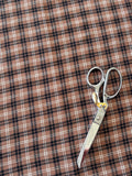 Cotton Handwoven - Brown and Black Plaid