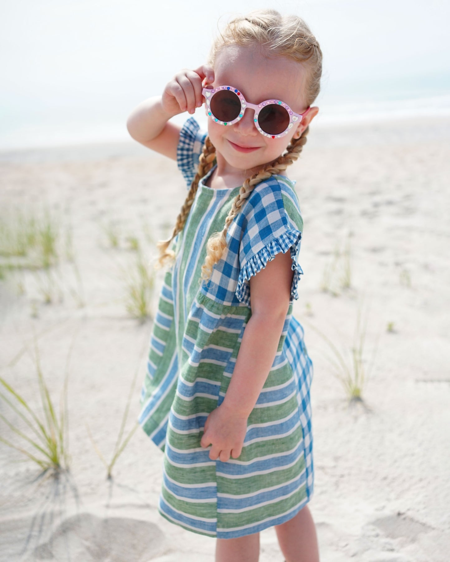 Matchy Matchy Sewing Club Kids Collage Gather Dress - PDF Pattern