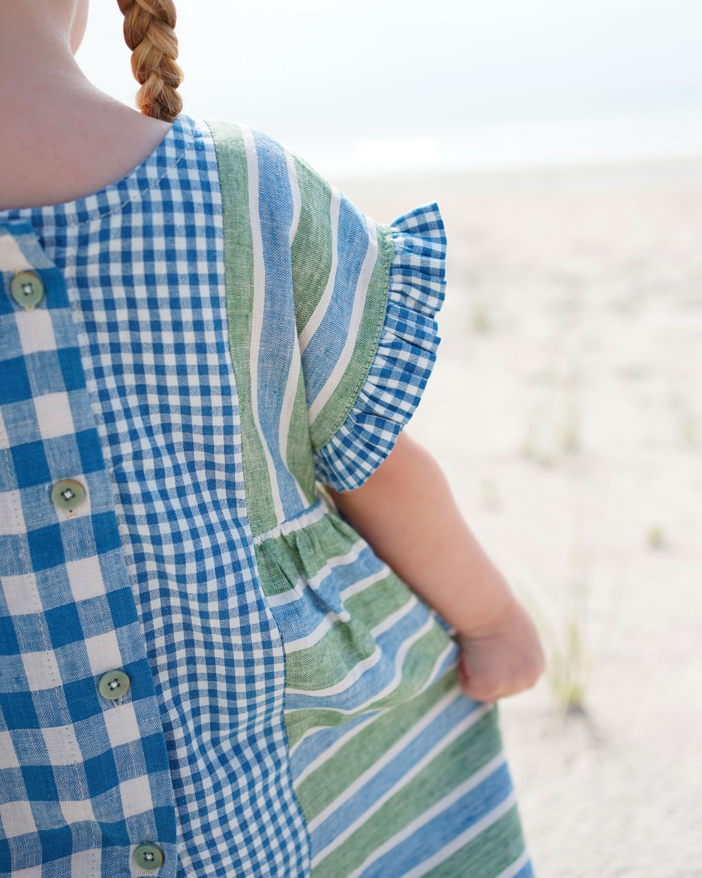 Matchy Matchy Sewing Club Kids Collage Gather Dress - PDF Pattern