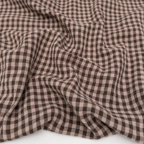 Lennon Yarn-Dyed Organic Double Gauze - Fawn