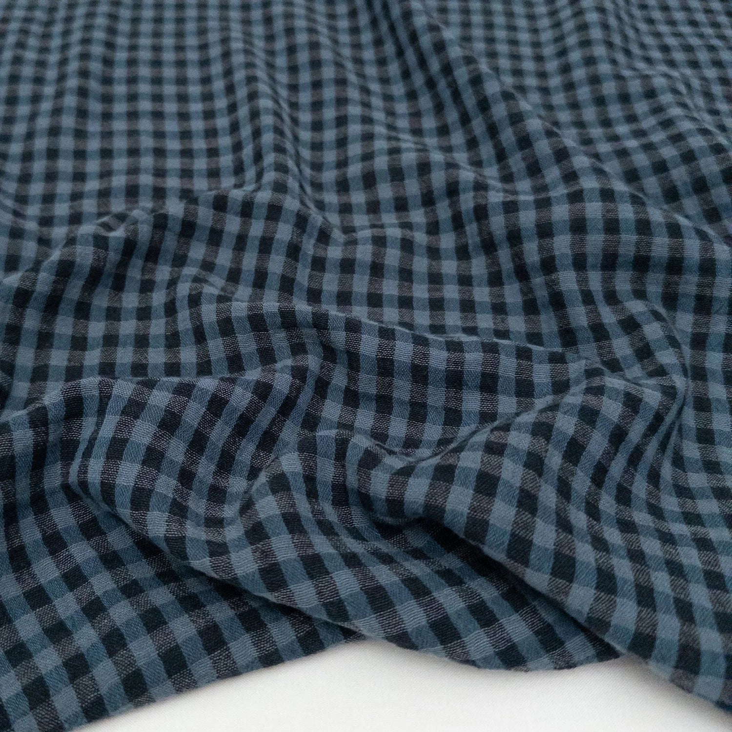 Lennon Yarn-Dyed Organic Double Gauze - Midnight