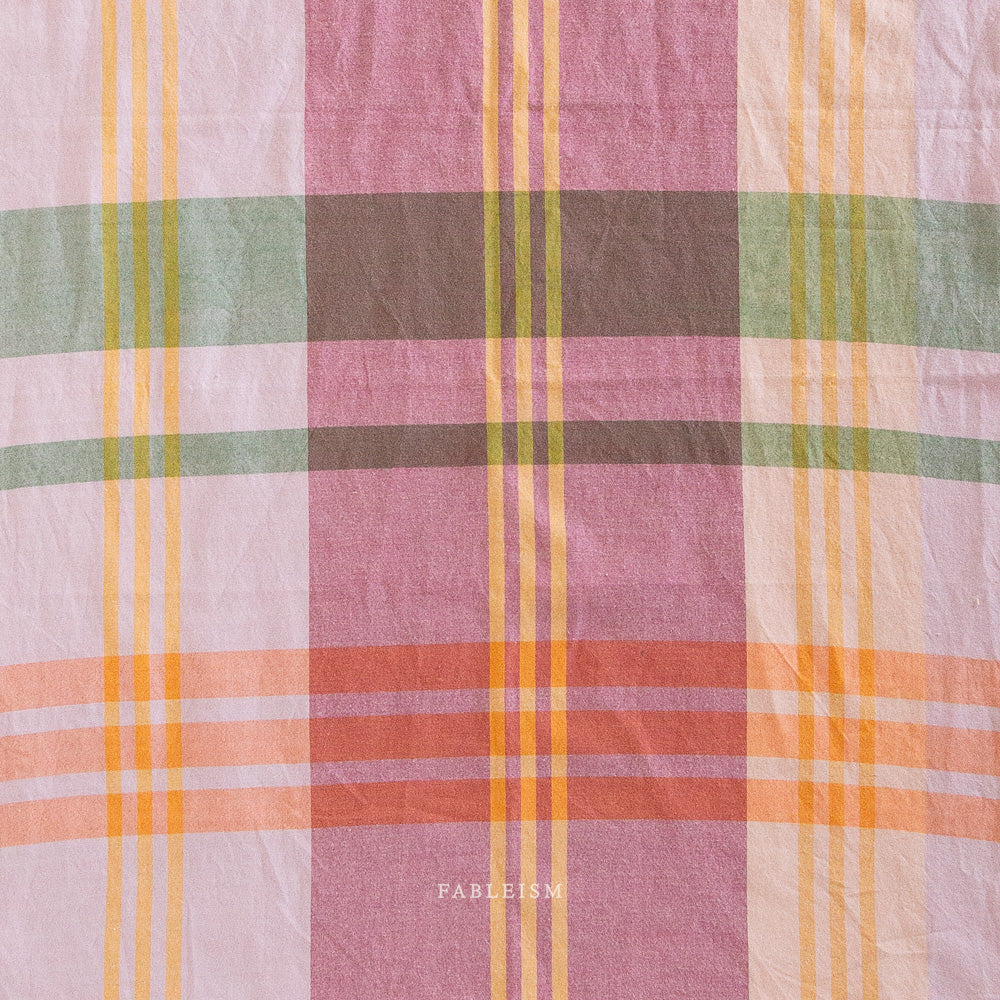 Lumiére - House Dress in Amaranth Fields
