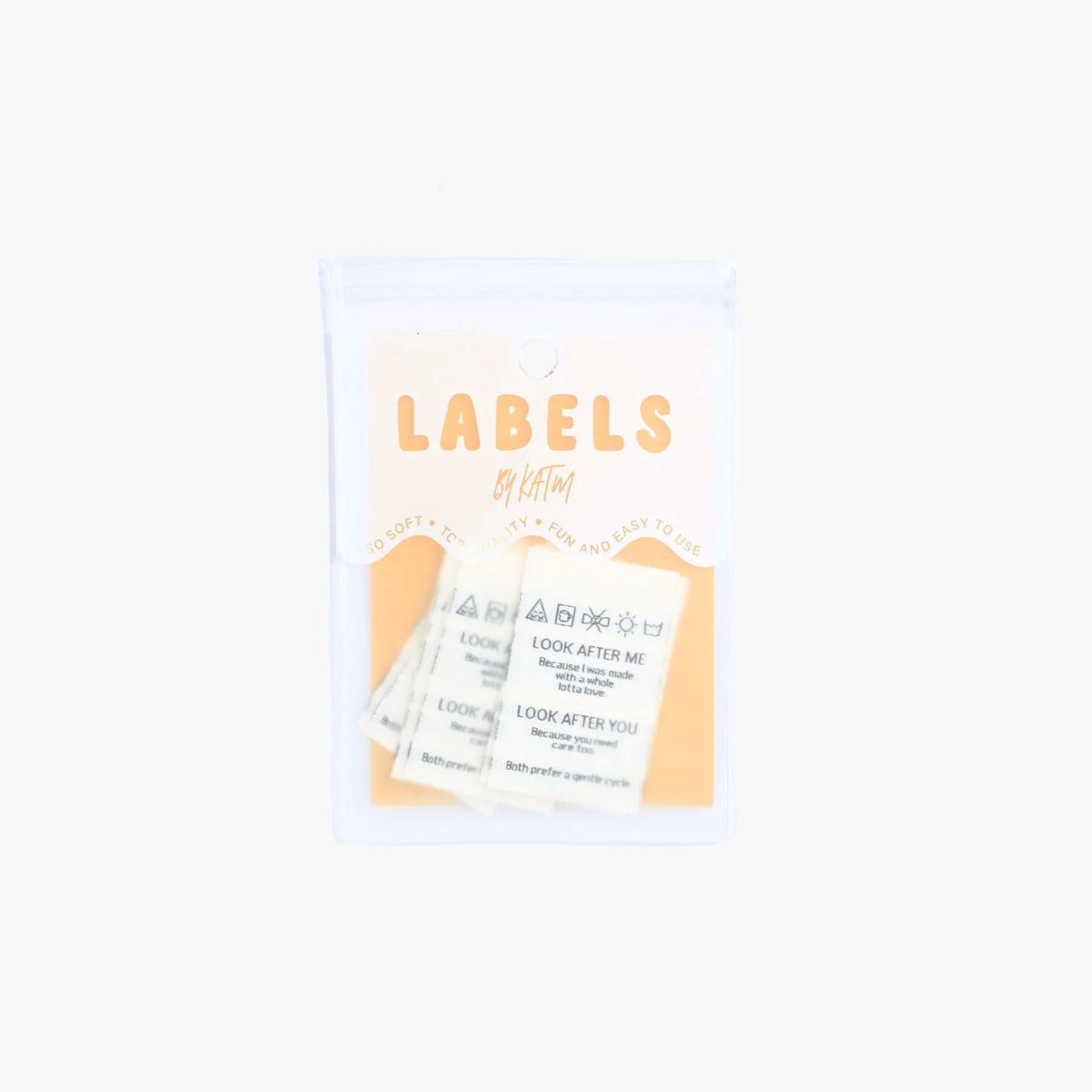 Look After Me Look After You Woven Labels