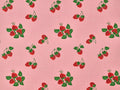 Strawberry Fayre Linen & Viscose - Pink
