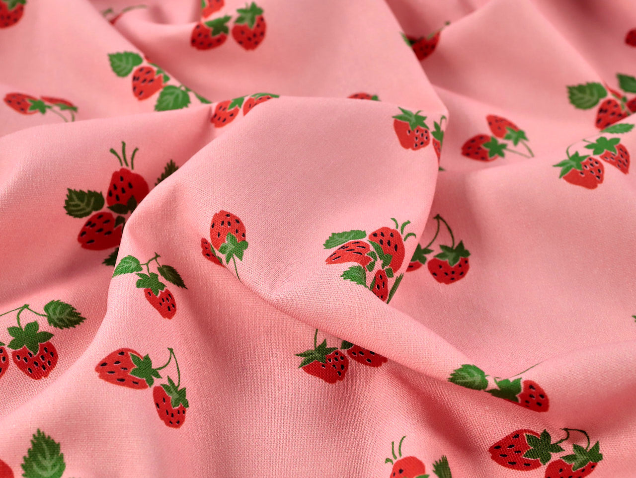 Strawberry Fayre Linen & Viscose