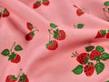 Strawberry Fayre Linen & Viscose - Pink