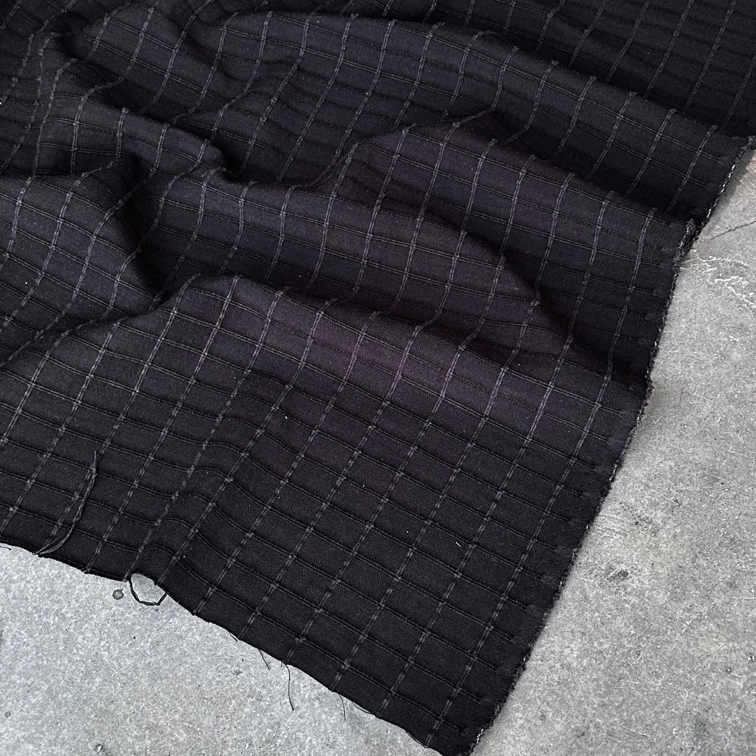 Millie Windowpane Jacquard - Black