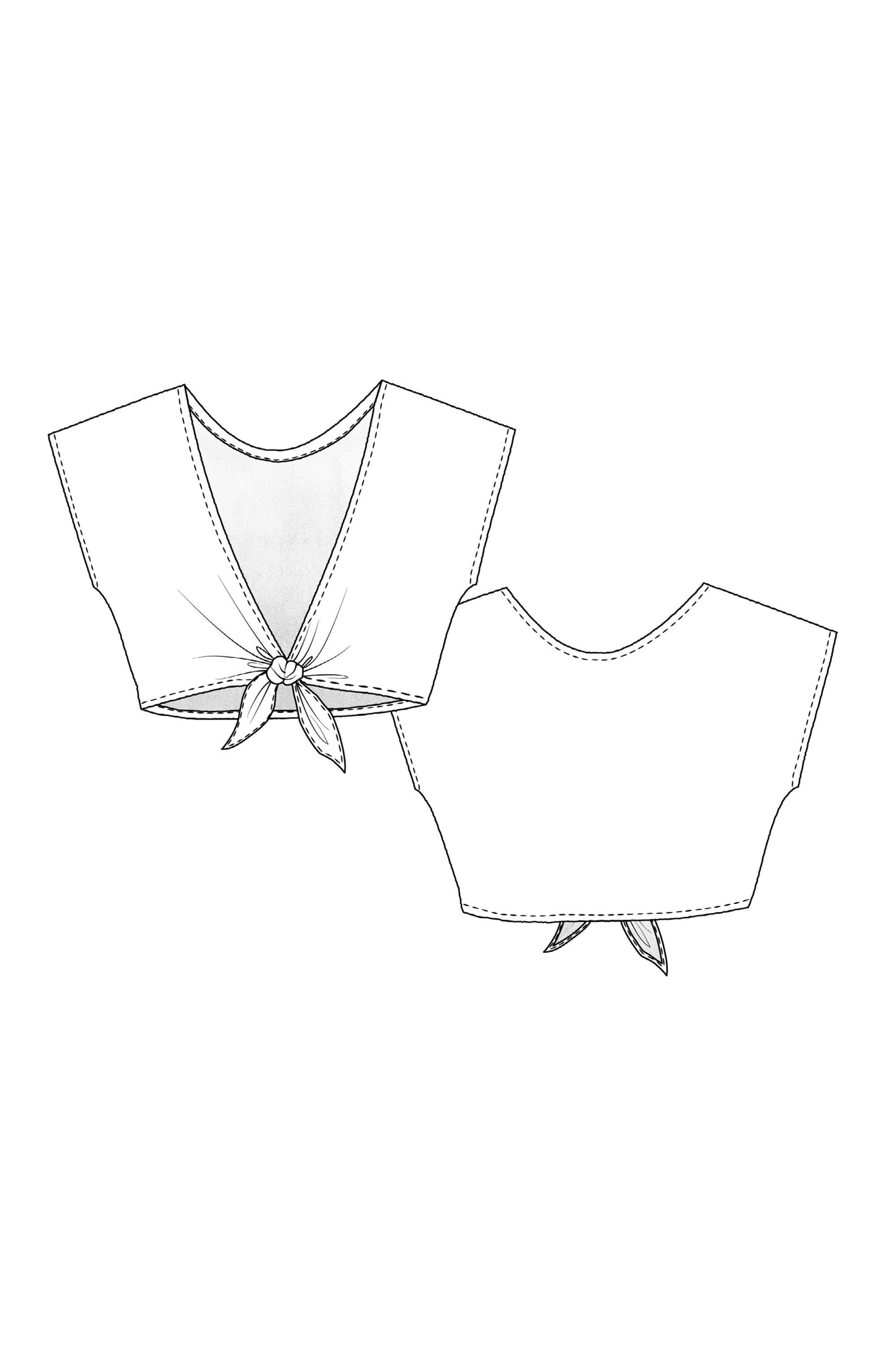 Elizabeth Suzann Maxine Crop - PDF Pattern