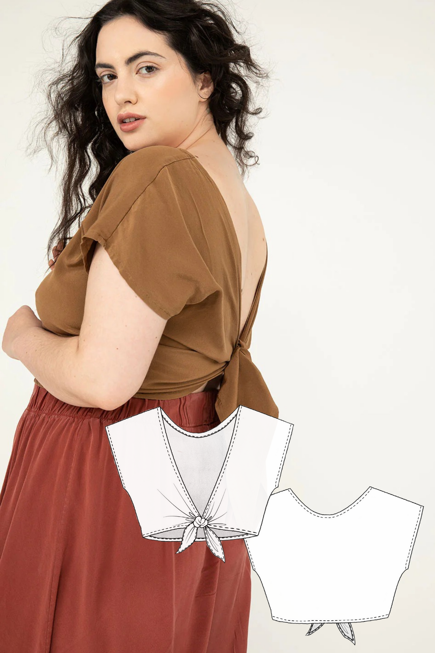 Elizabeth Suzann Maxine Crop - PDF Pattern