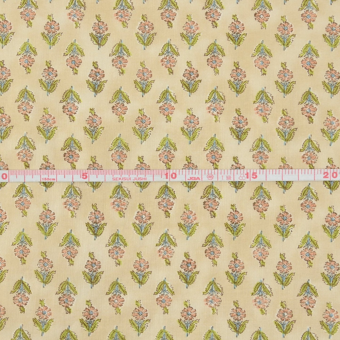 Kokka - Sarasa Block Print Inspired Voile (Cream)
