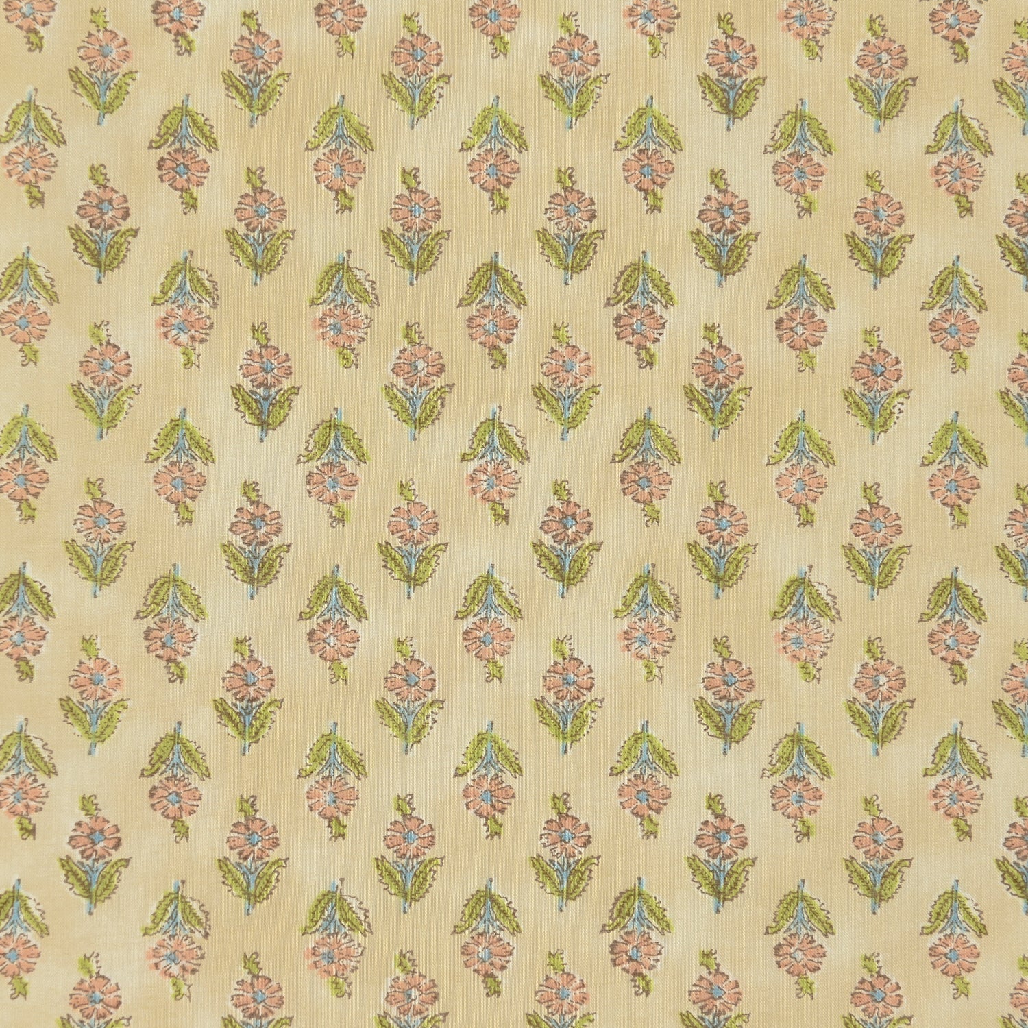 Kokka - Sarasa Block Print Inspired Voile (Cream)