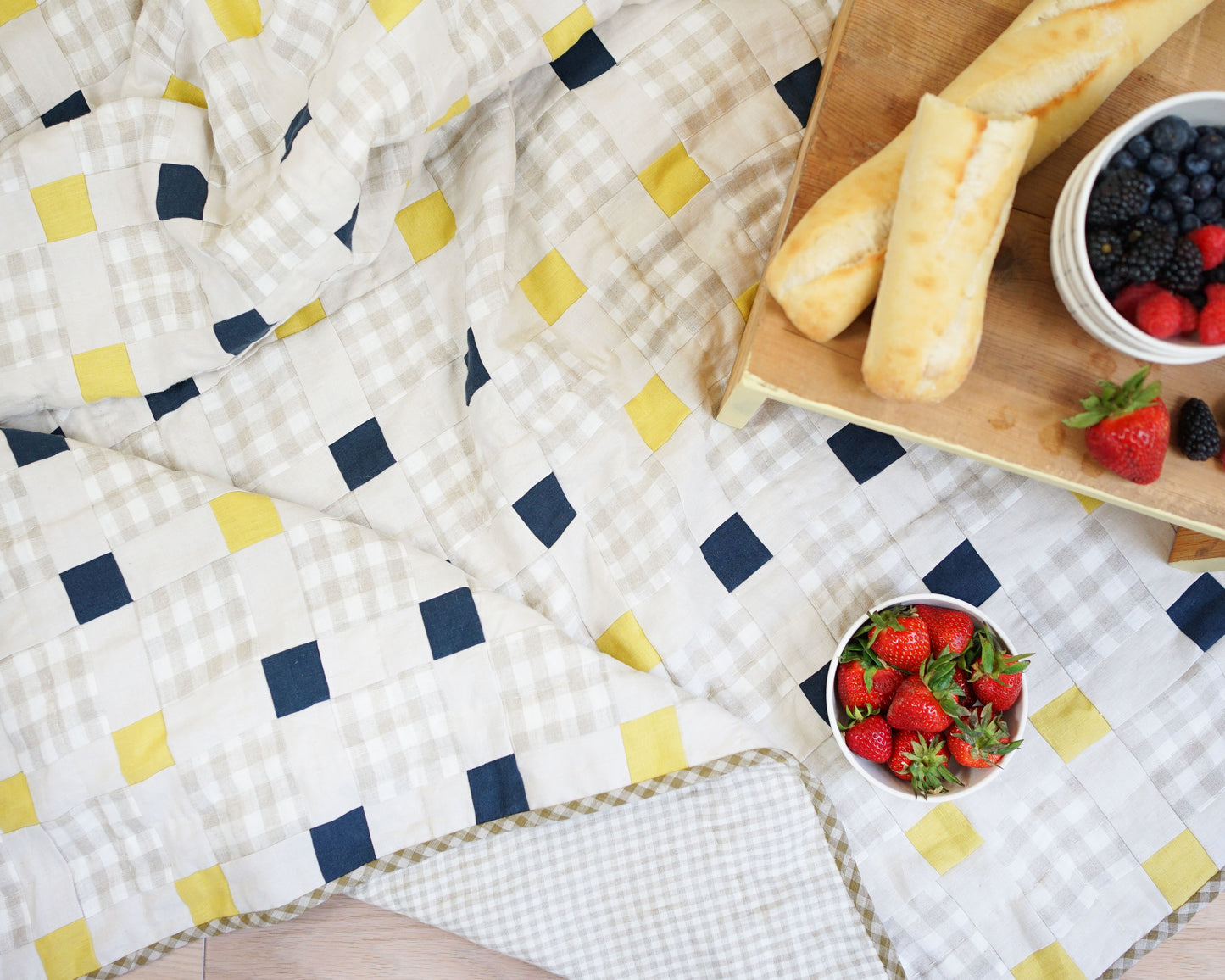 Matchy Matchy Sewing Club Picnic Square Quilt - PDF Pattern