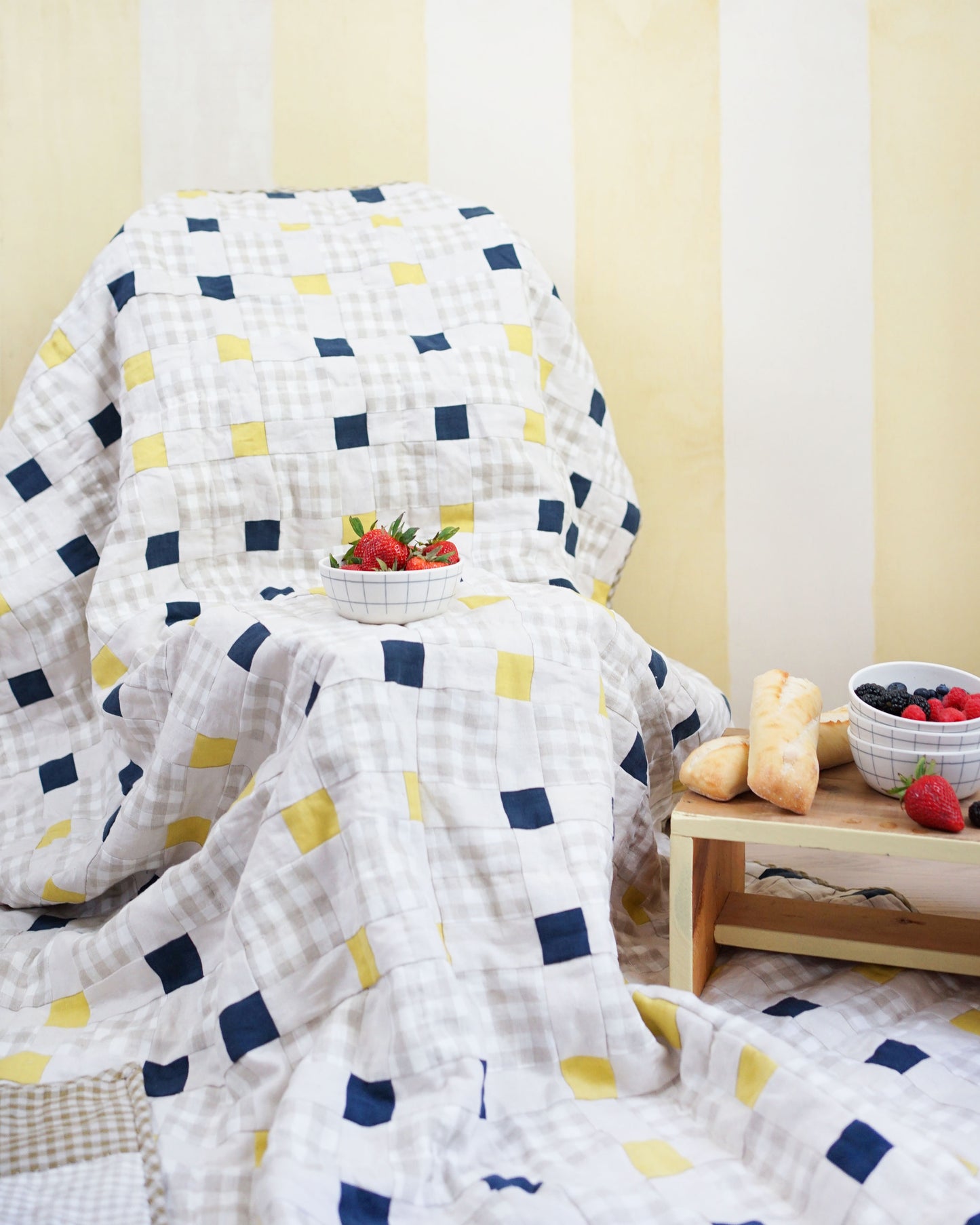 Matchy Matchy Sewing Club Picnic Square Quilt - PDF Pattern