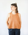 Matchy Matchy Sewing Club Peplum Split Tank - PDF Pattern
