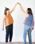 Matchy Matchy Sewing Club Peplum Split Tank - PDF Pattern