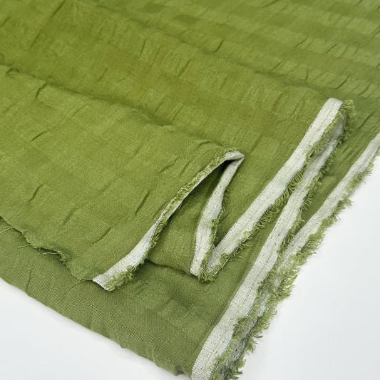 Pyper Linen Jacquard - Olive Oil