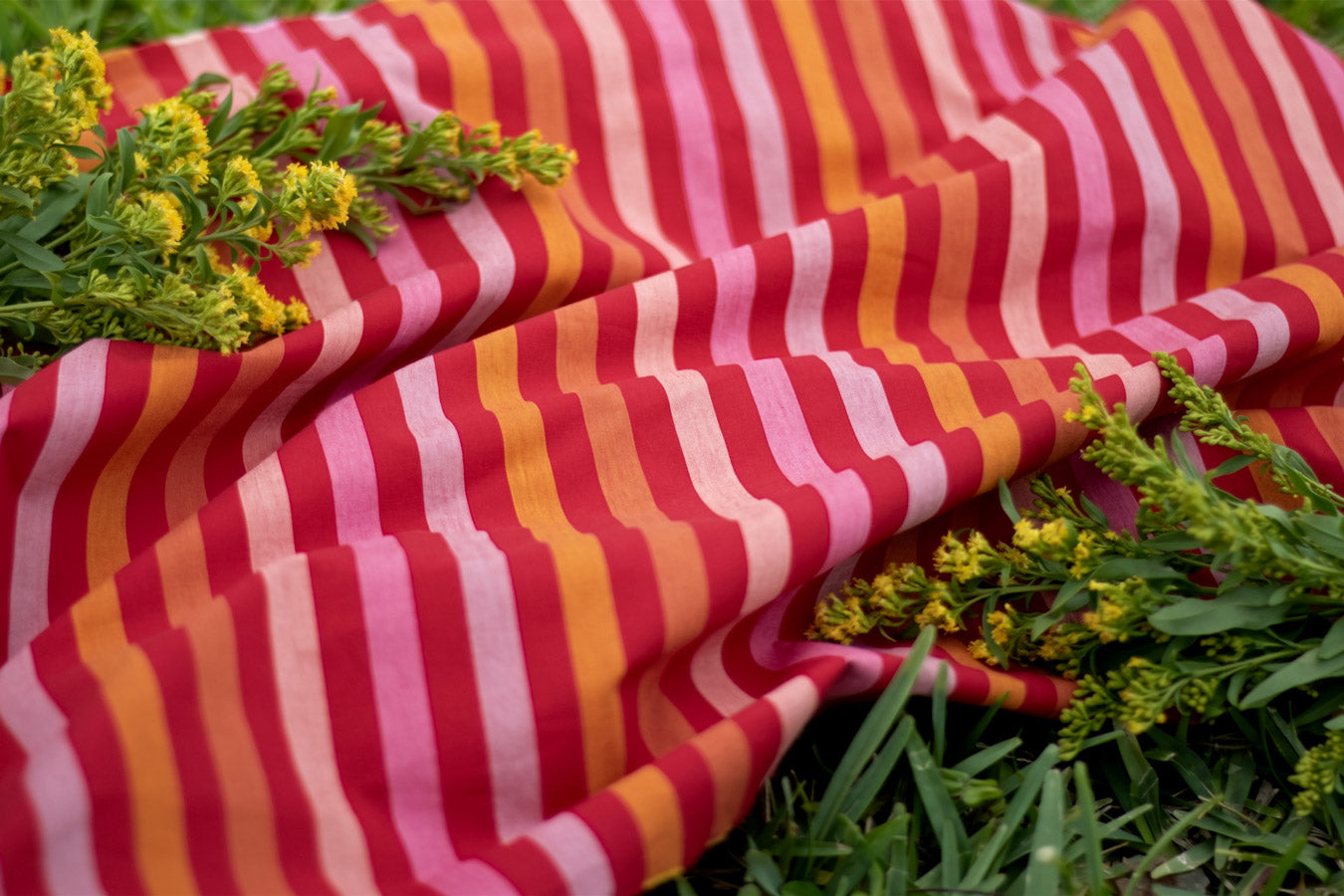 Picnic Wovens - Stripe in Fruit Salad