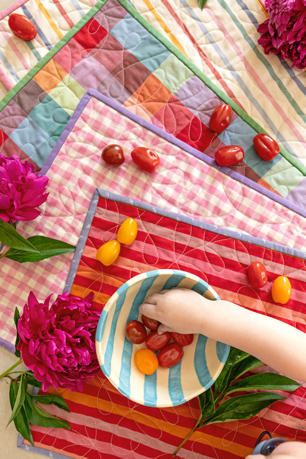Picnic Wovens - Stripe in Fruit Salad