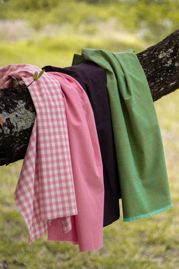 Picnic Wovens - Gingham in Bubblegum