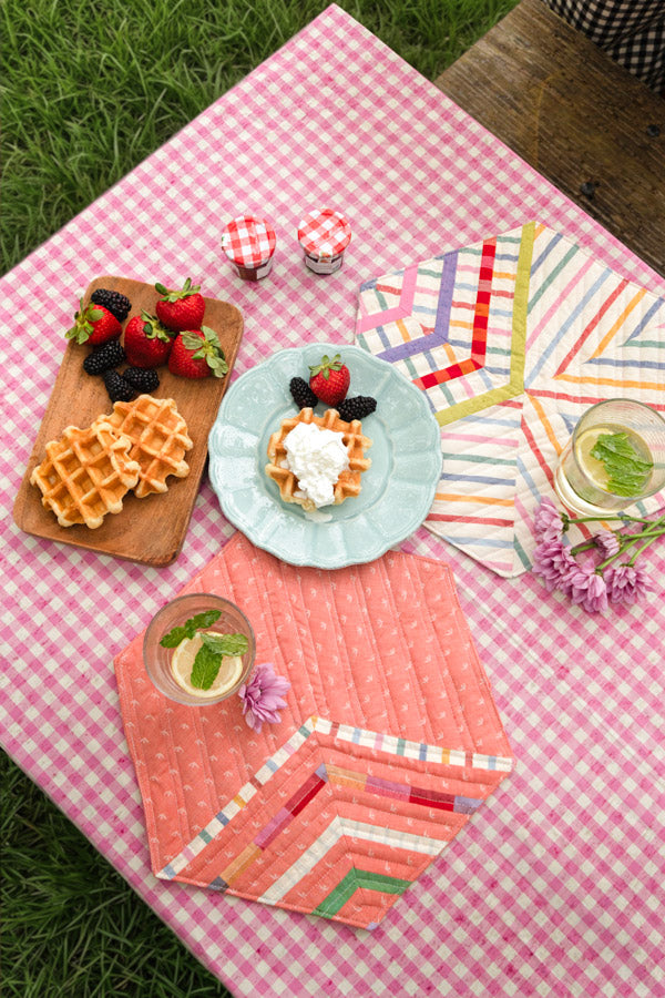 Picnic Wovens - Gingham in Bubblegum