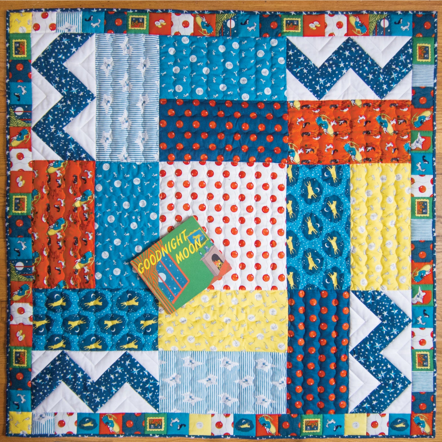 Goodnight Moon - Tossed Teal