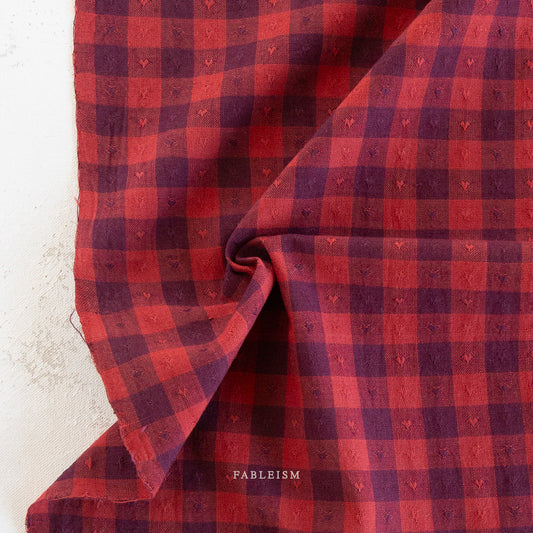 Queen Of Hearts - Gingham Hearts (Maraschino)