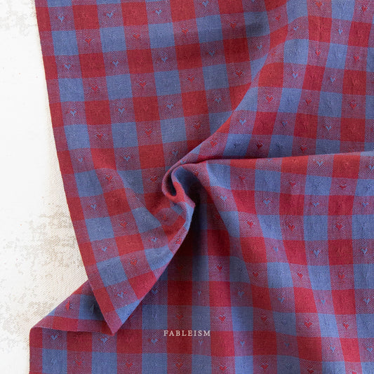 Queen Of Hearts - Gingham Hearts (Royal)