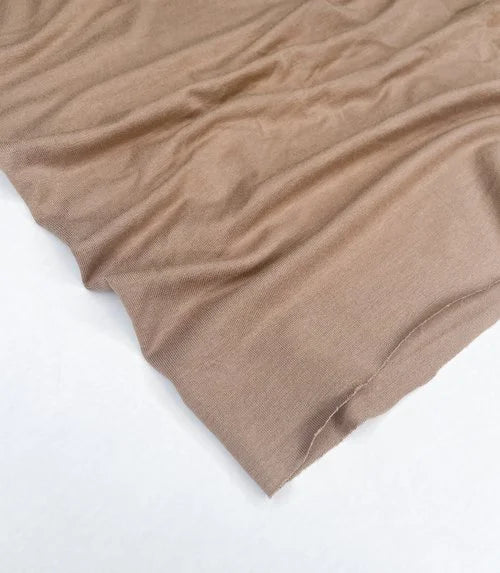 Riley Viscose Jersey Knit - Fawn