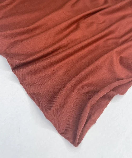 Riley Viscose Jersey Knit - Pottery