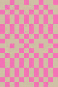 Lofi Linens - Bitmapped in Neon Pink