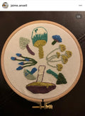 Stick and Stitch Embroidery Patterns - Mushrooms