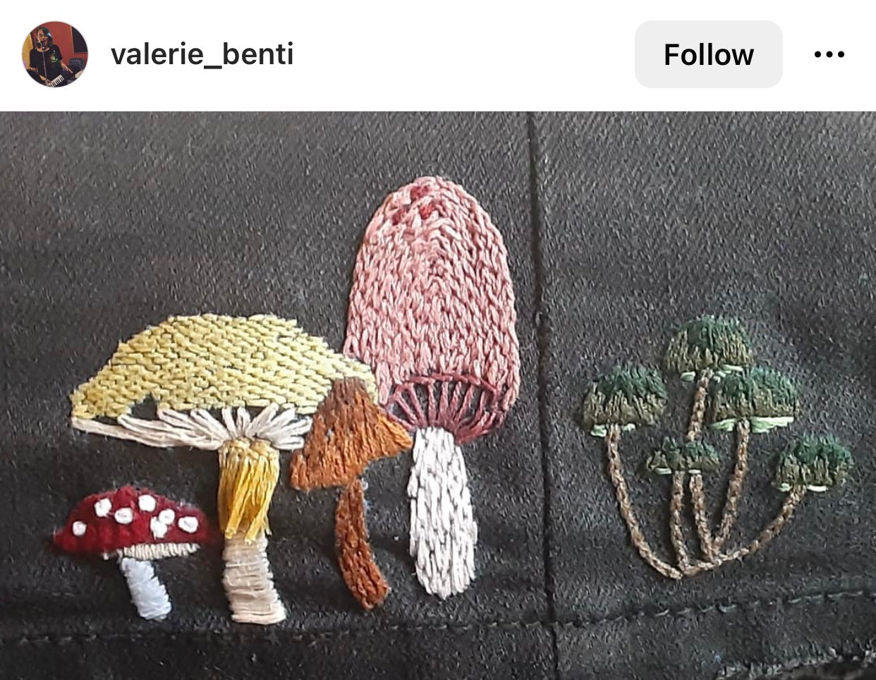 Stick and Stitch Embroidery Patterns - Mushrooms