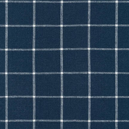 Essex Yarn Dyed Windowpane Check - Indigo