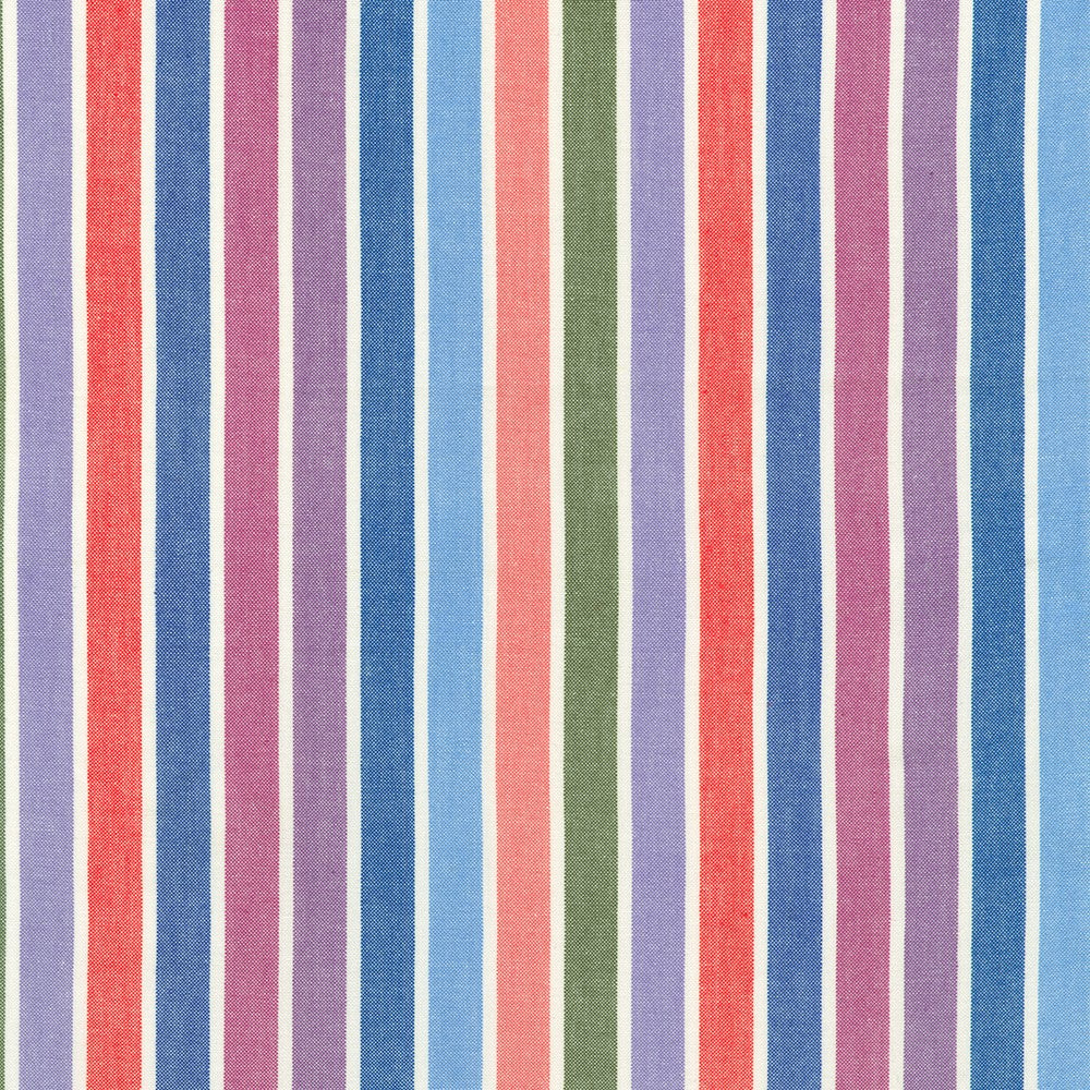 Soft Cotton Stripe - Zinnia
