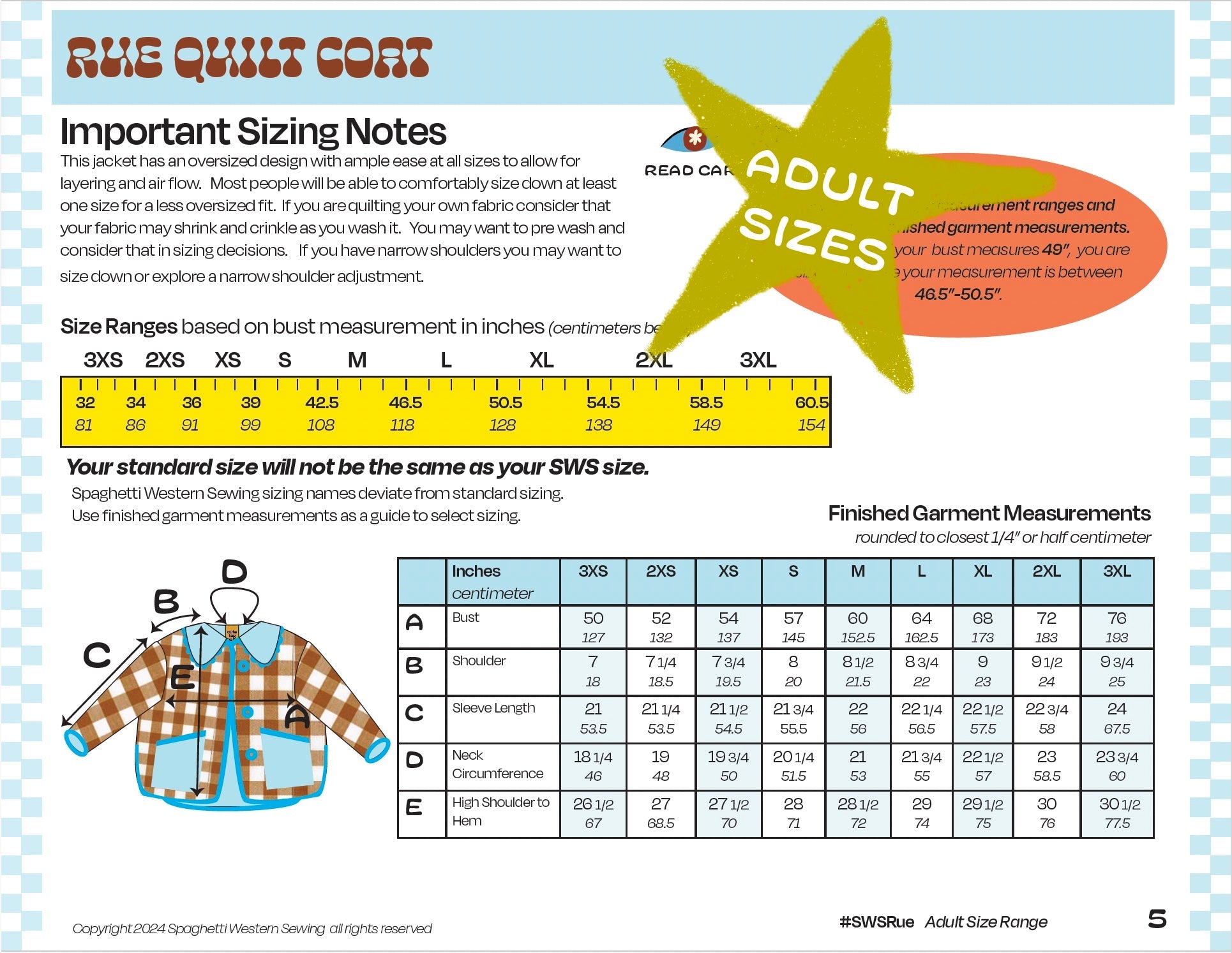 Confident Beginner: Rue Quilt Coat, Wednesday Evenings (September & October)