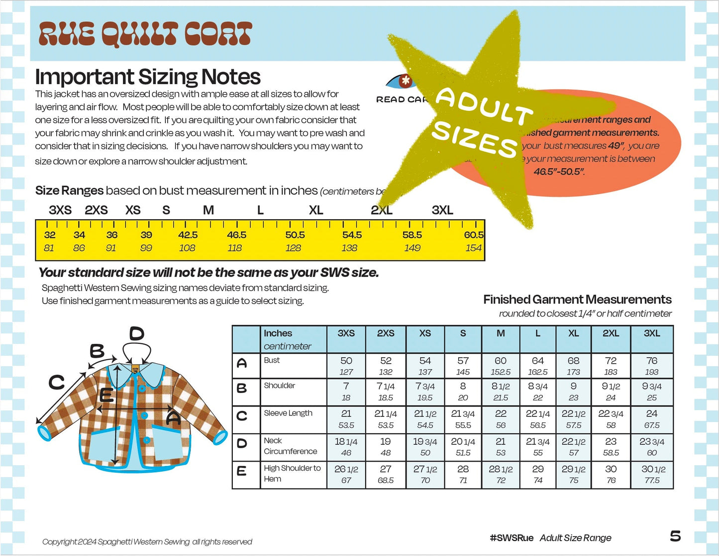 Confident Beginner: Rue Quilt Coat, Wednesday Evenings (September & October)