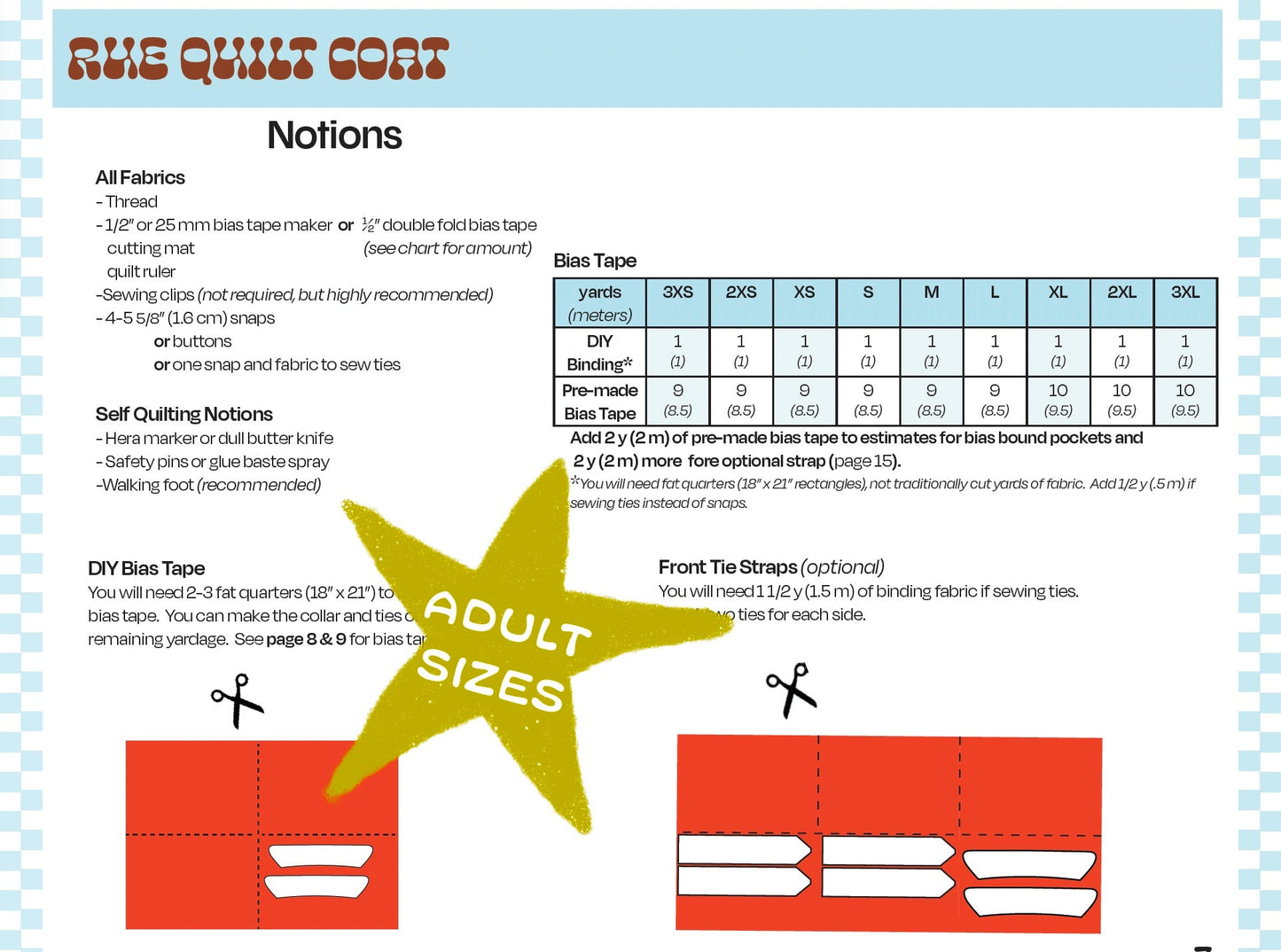 Confident Beginner: Rue Quilt Coat, Wednesday Evenings (September & October)