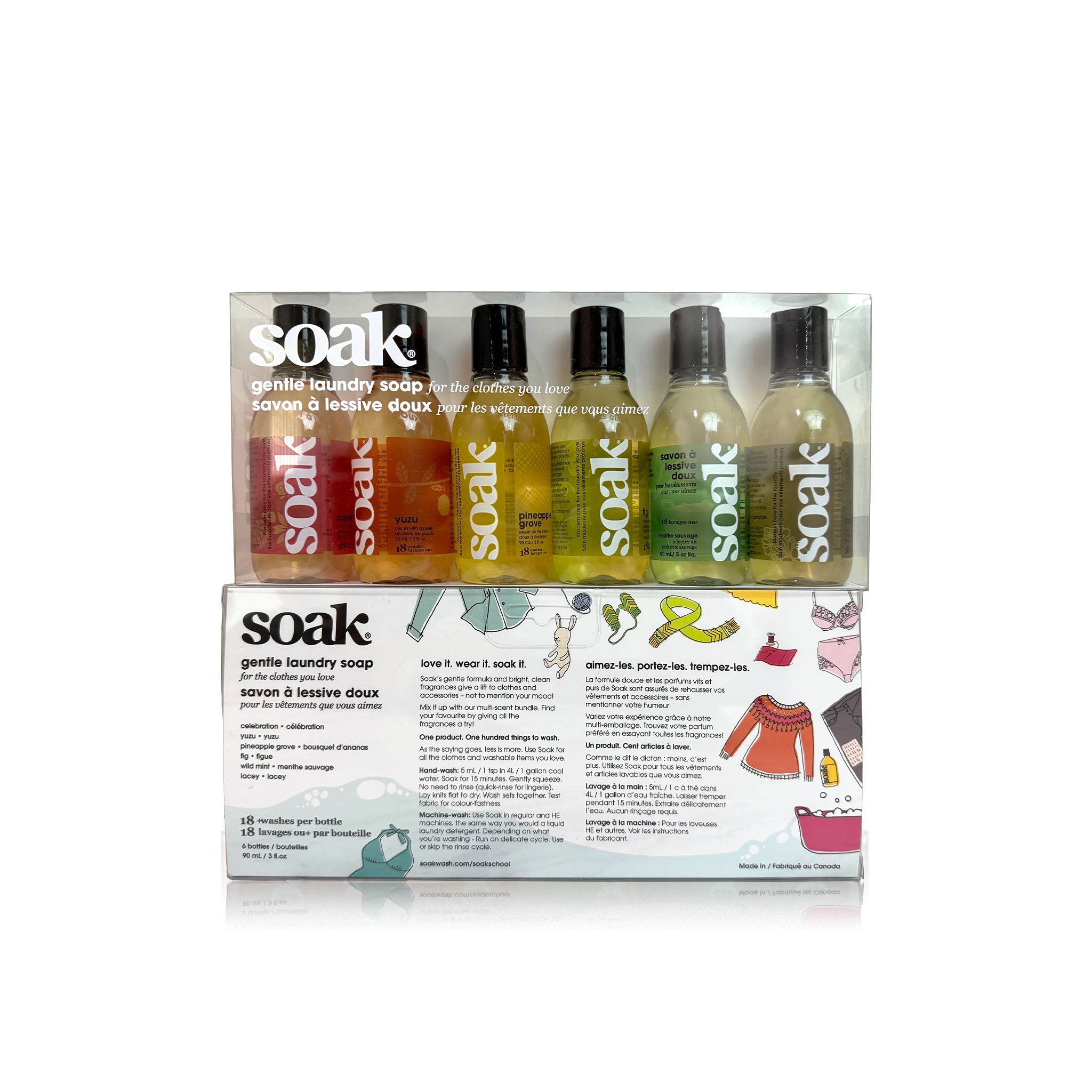 Soak Wash Travel Size Variety Set