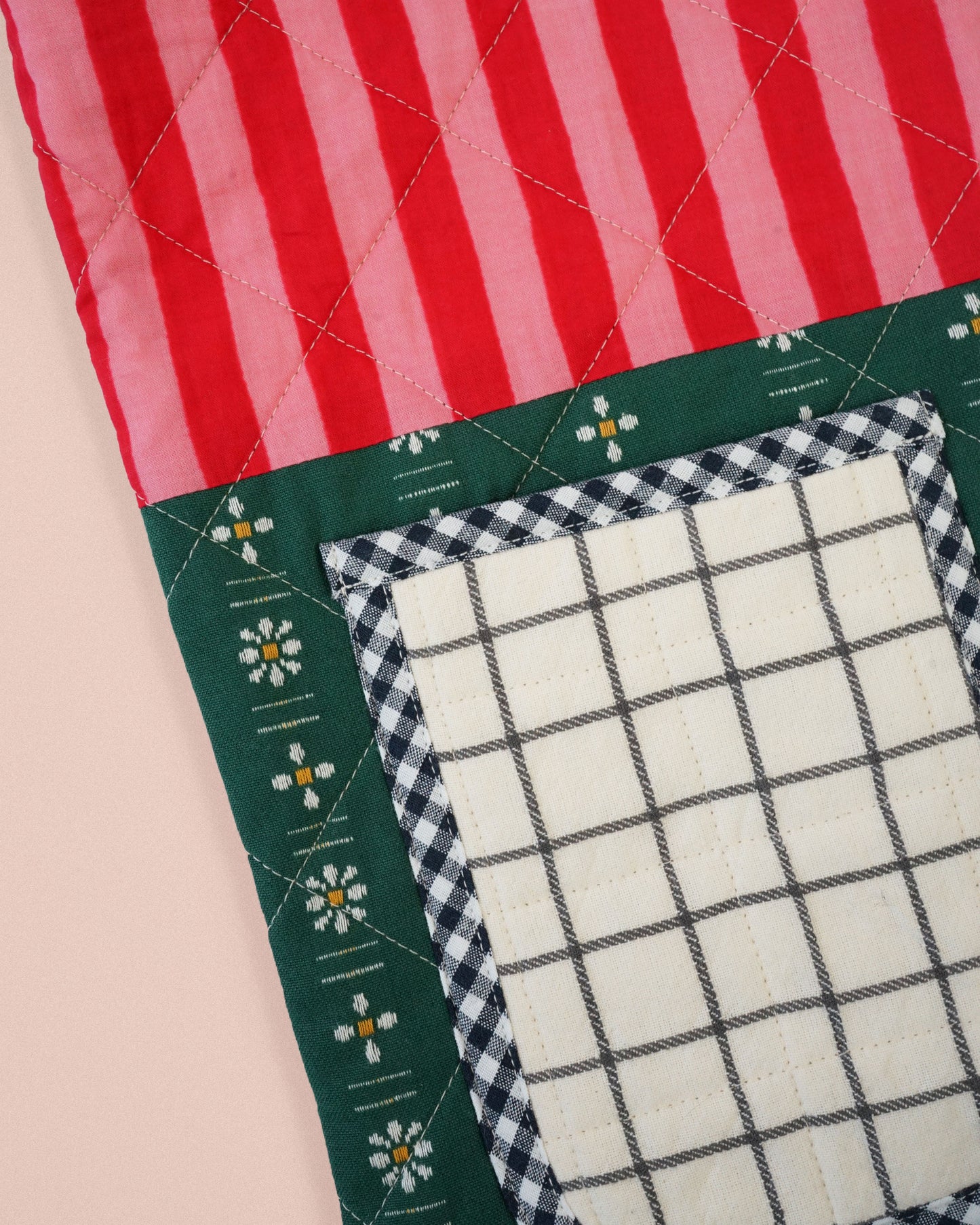 Matchy Matchy Sewing Club Quilted Pocket Stocking - PDF Pattern
