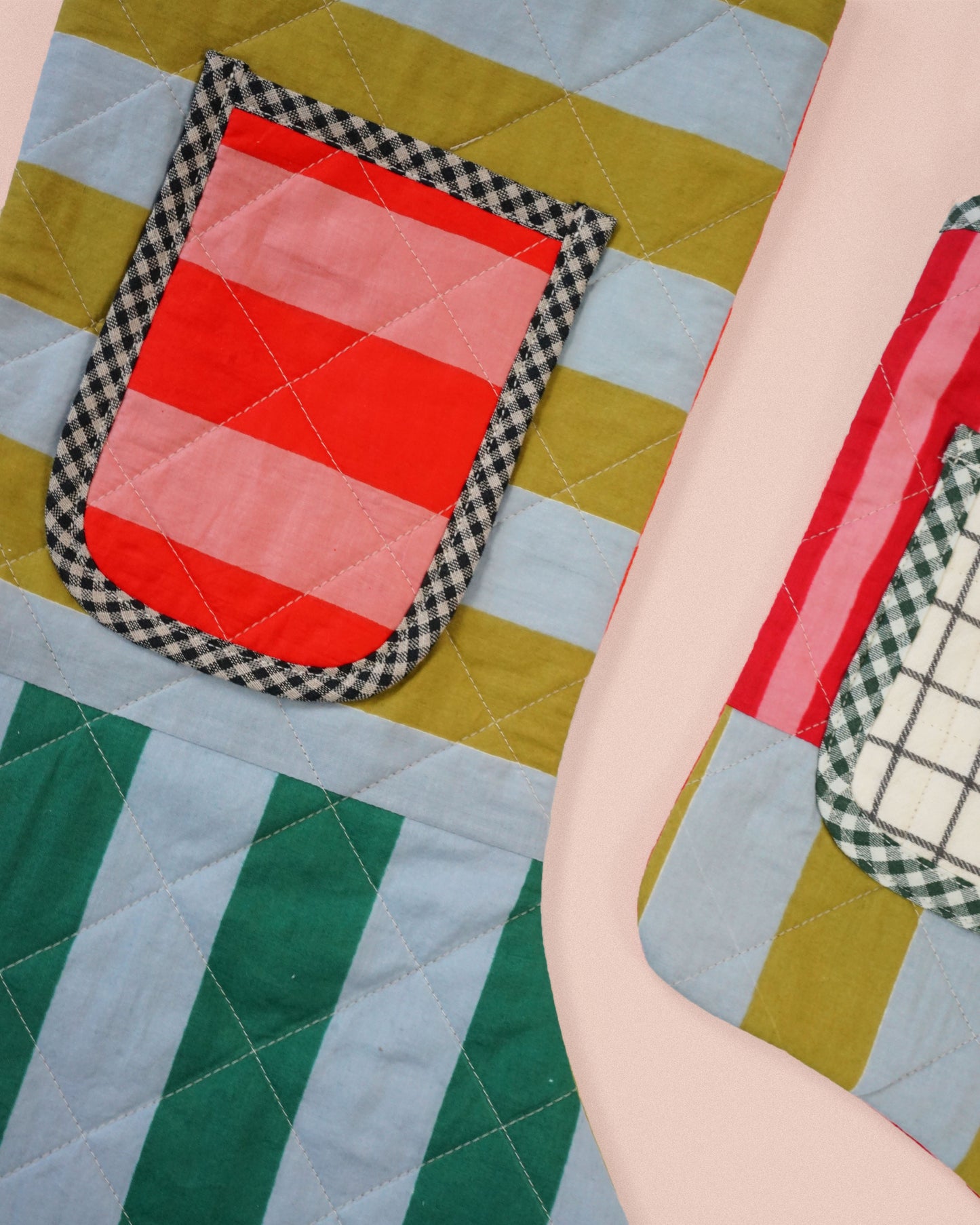 Matchy Matchy Sewing Club Quilted Pocket Stocking - PDF Pattern
