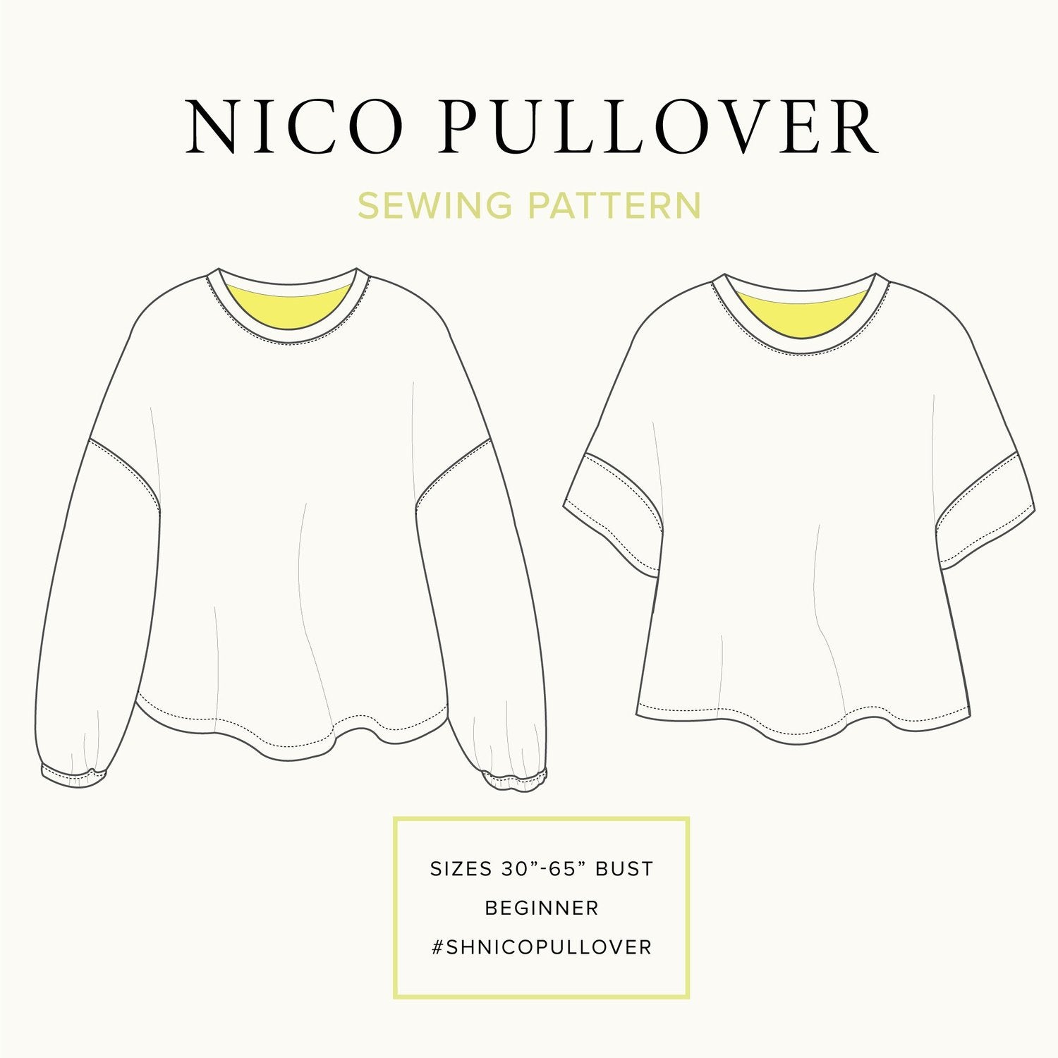 Confident Beginner: Nico Tee & Pullover, November 15