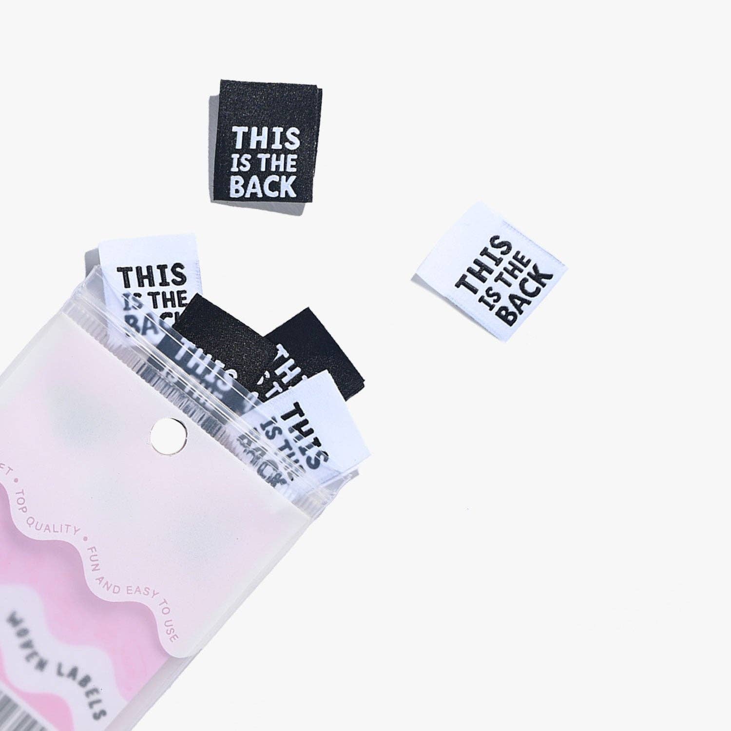 This is The Back Woven Labels