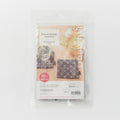 Sashiko Hidamari Pair of Coasters Kit - Gray