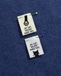 My Cat "Helped" Me Make This Woven Labels