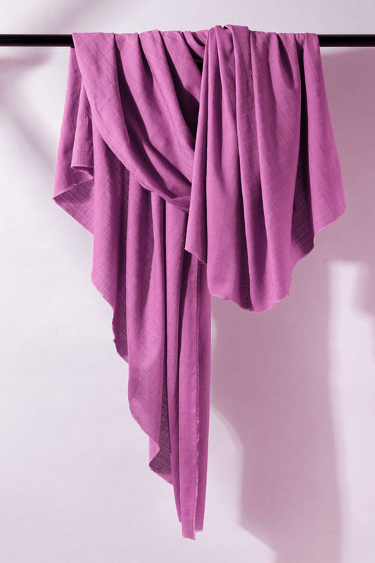 Drapey Cotton Viscose - Flake Bubble Gum