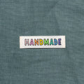 Handmade Rainbow Woven Labels