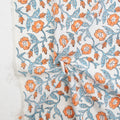 Indian Block Print: Trumpet Vines in Winter